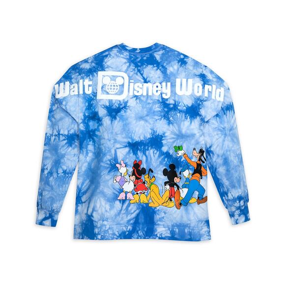 NWT Disney Parks Mickey Mouse n Friends Tie-Dye Celebration Crew World XXL 3XL - Picture 3 of 5